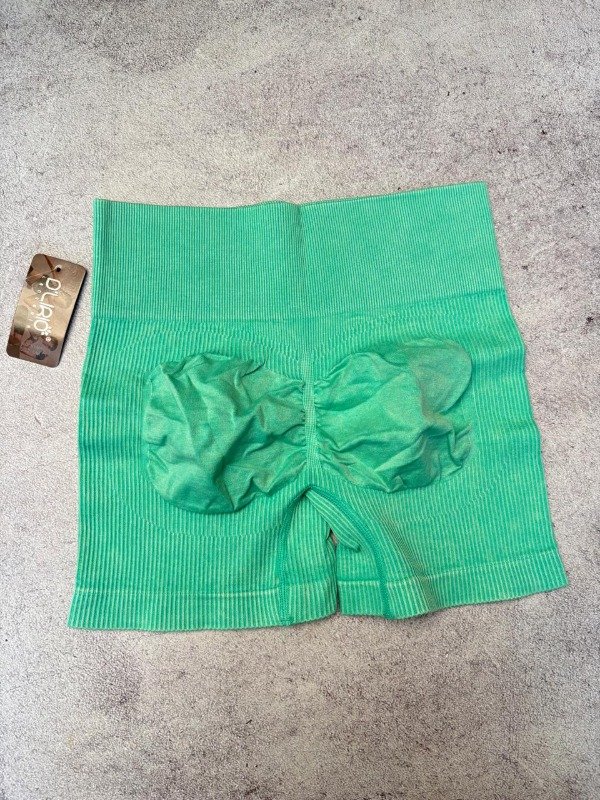 Calza seamless push up efecto morley verde S/M