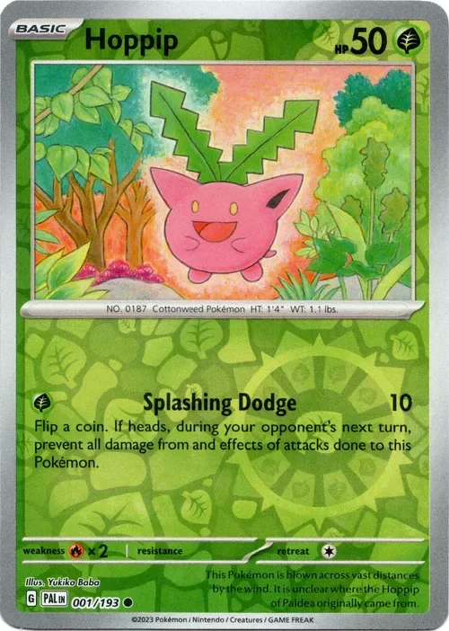 Producto - Hoppip - 001/193 - Paldea Evolved - Reverse Holo