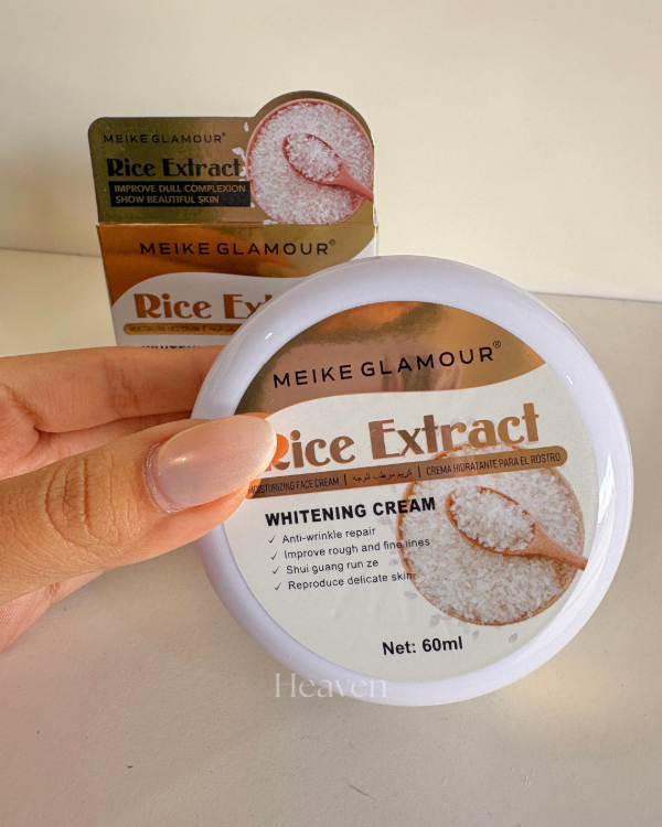 Producto - Crema aclarante de arroz