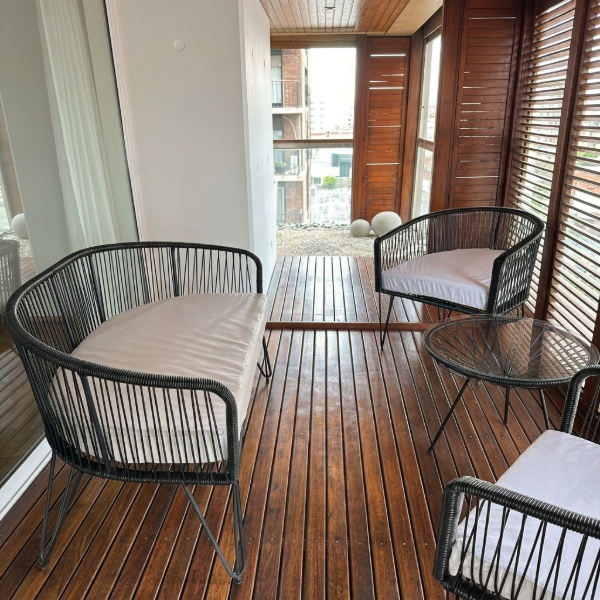 Producto - Juego de Sillones Gervasoni (1 gervasoni Grande (1,70) + 2 Individuales + Mesa) - 3