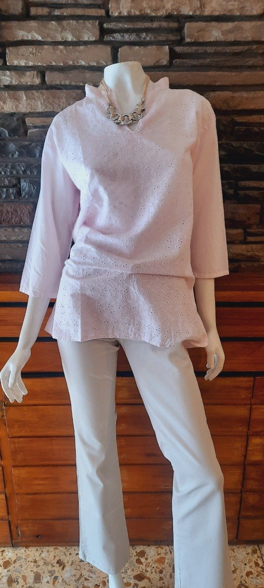 Producto - Blusa brodery cuello mao - 0