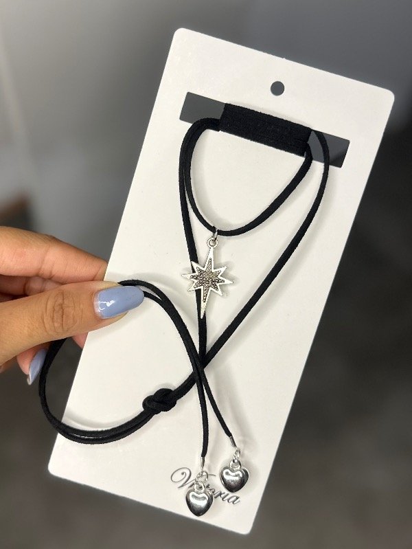 Producto - Choker estrella negro