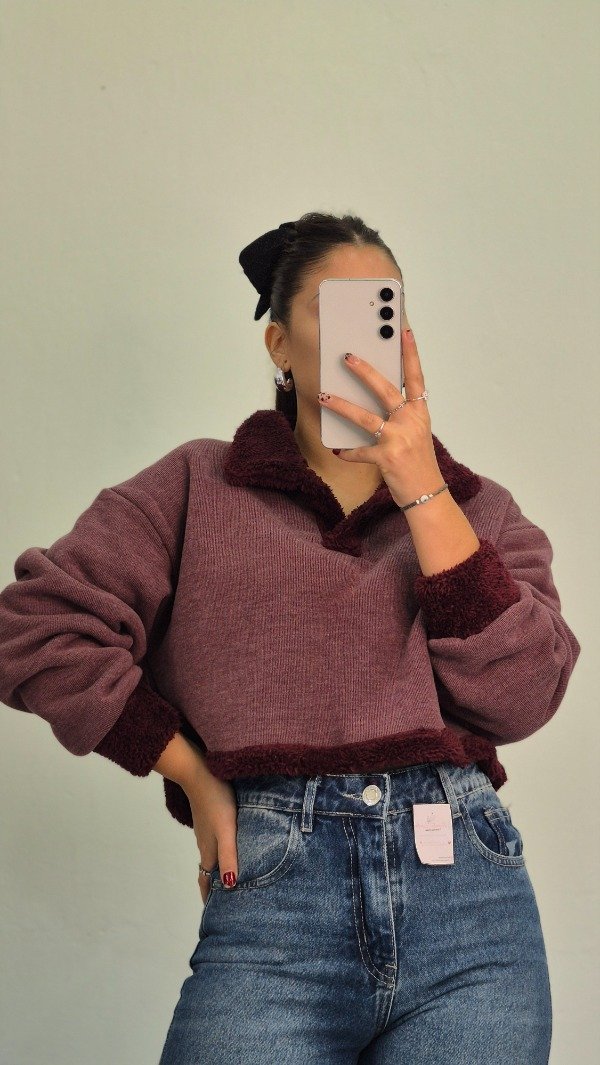 Producto - Buzo coty bordo
