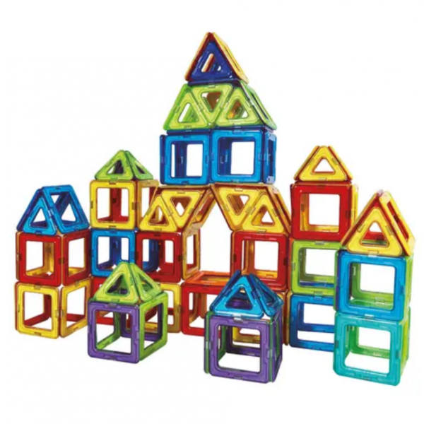 Producto - Bloques de Construccion -magneticos -figuras geometricas -208 Piezas