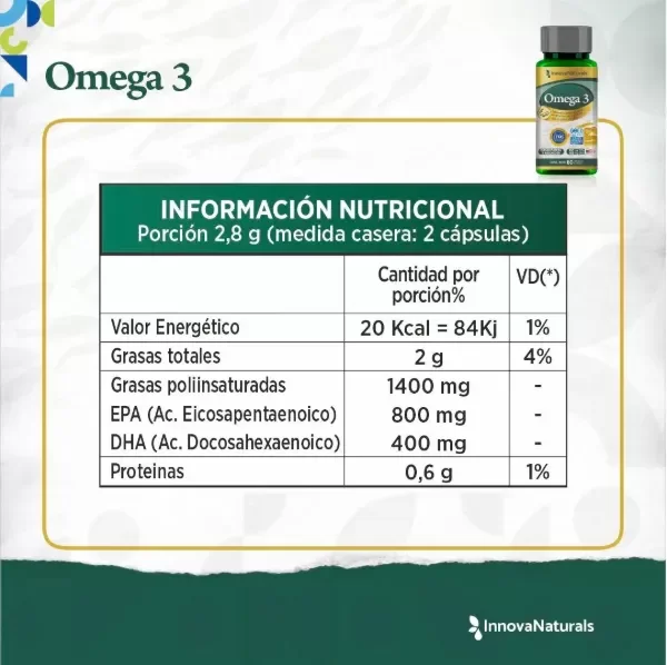 Producto - OMEGA 3 INNOVA NATURALS - 60 caps certificado IFOS - 1