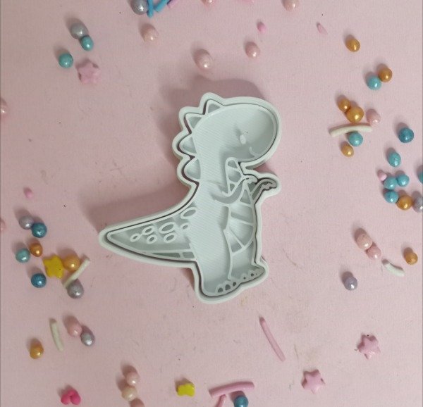 Producto - Cortante con sello 3D de dinosaurio