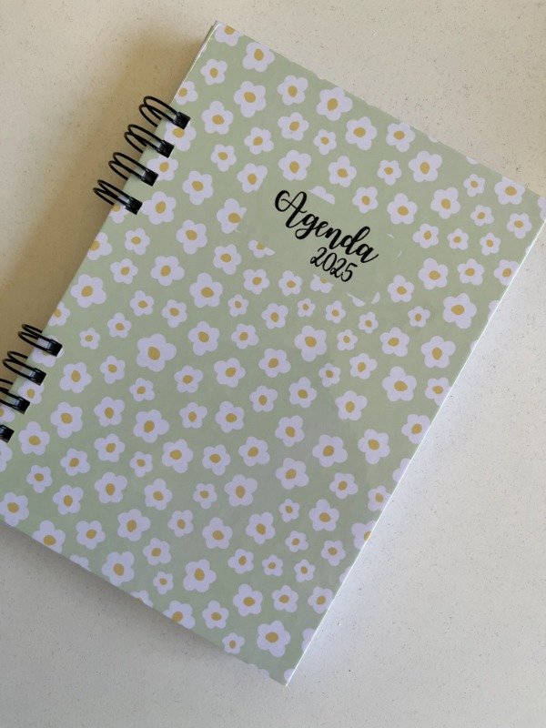 Producto - Agenda - flores verde