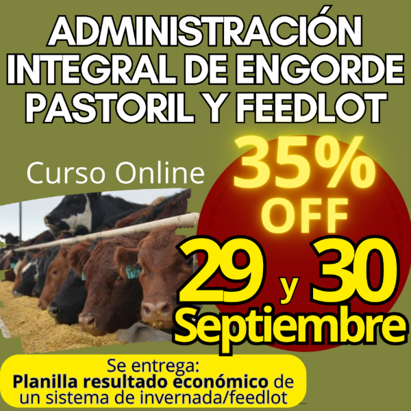 Producto - Curso Online: Administración Integral de Engorde Pastoril y Feedlot - 0