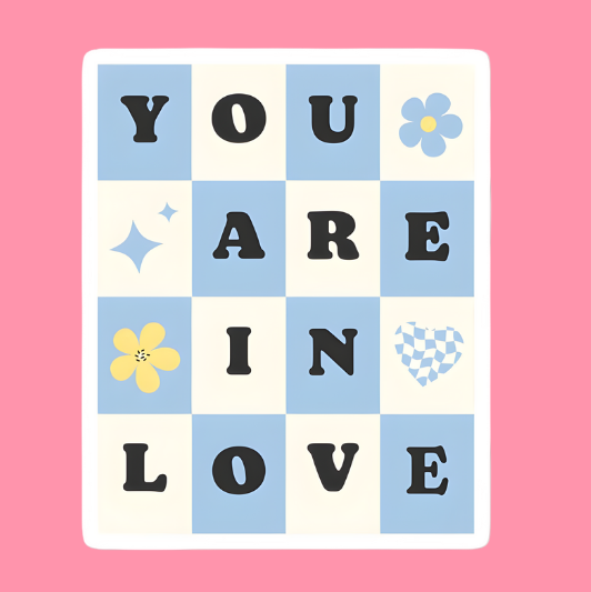 Producto - You Are in Love Sticker