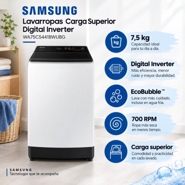 Producto - LAVARROPAS SAMSUNG 7,5 KG