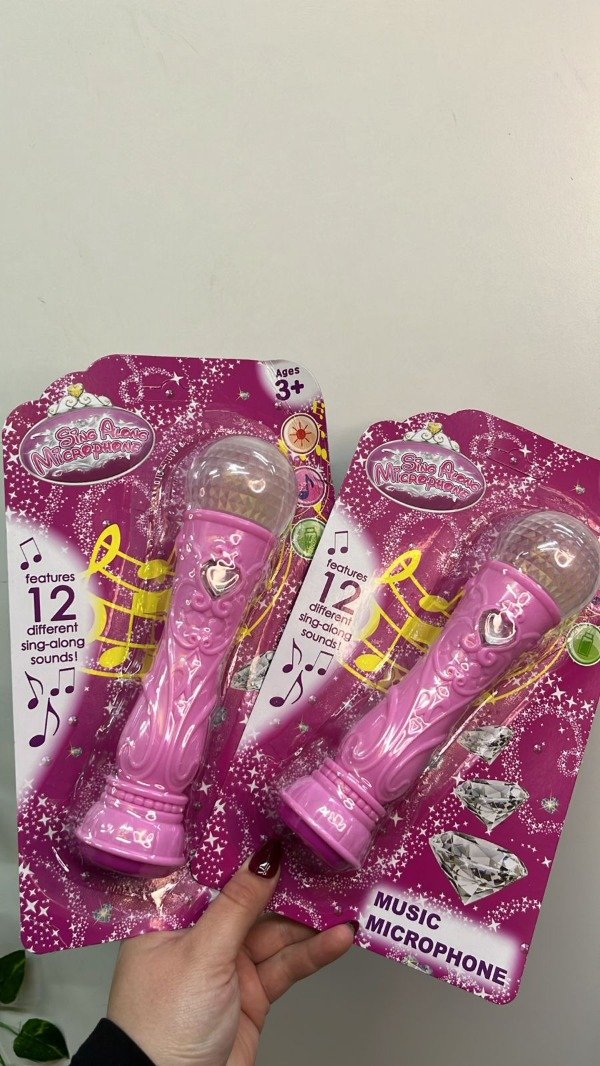 Producto - Micrófono con luz y 12 melodías