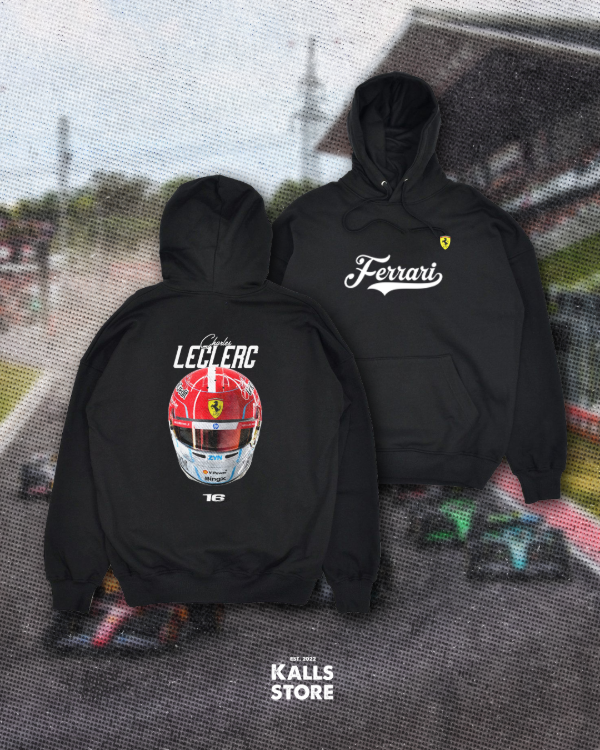 Buzo negro Charles Leclerc