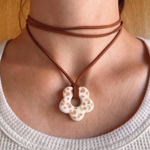 Producto - Choker Florencia animal print