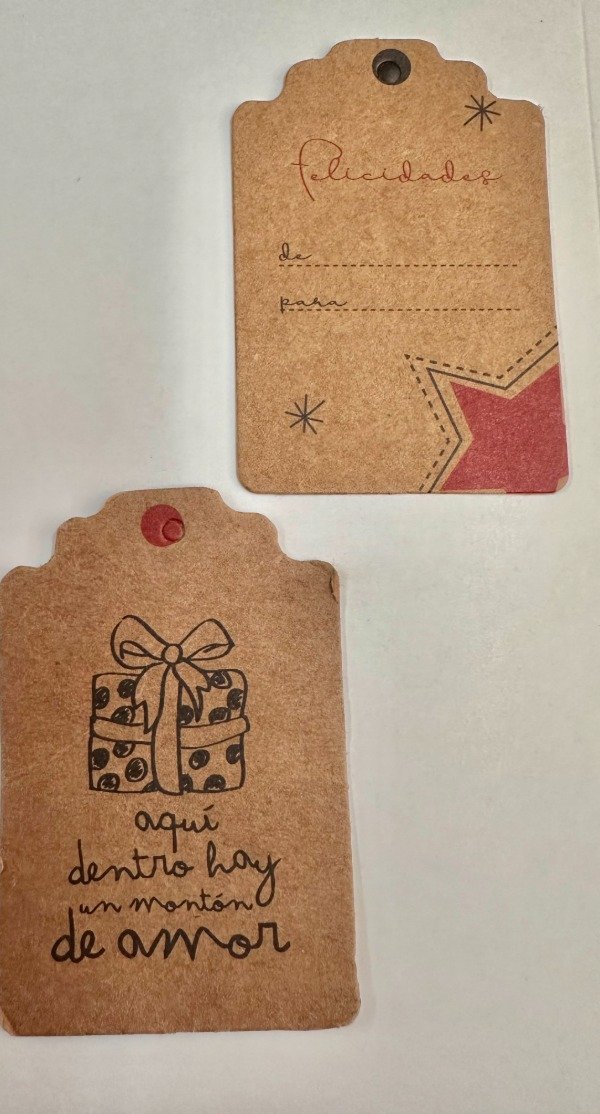 Producto - TAGS KRAFT -COD. T500