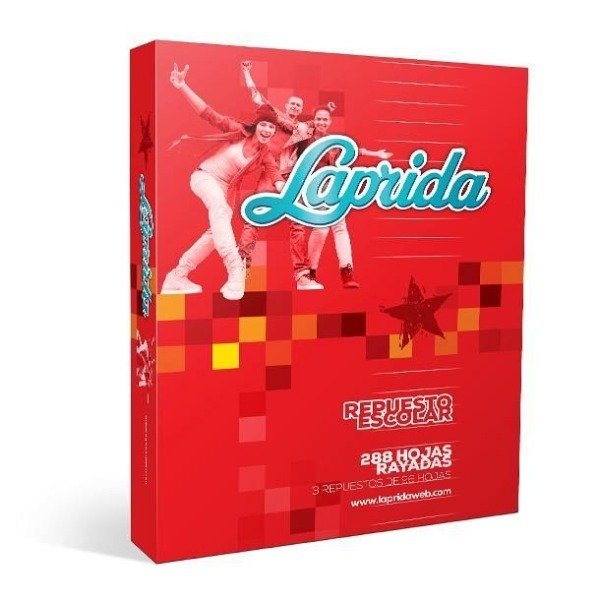 Producto - REPUESTO LAPRIDA 288 hojas rayadas