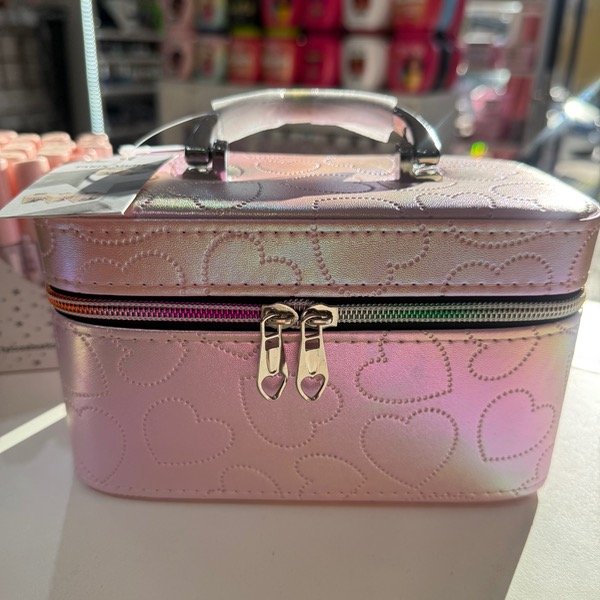 Producto - Valija Corazones Chica Rosa Tornasolada Paris Night