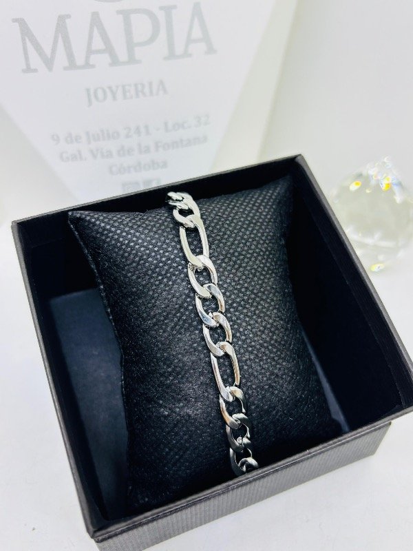 Producto - PULSERA FÍGARO GRUESA ACERO