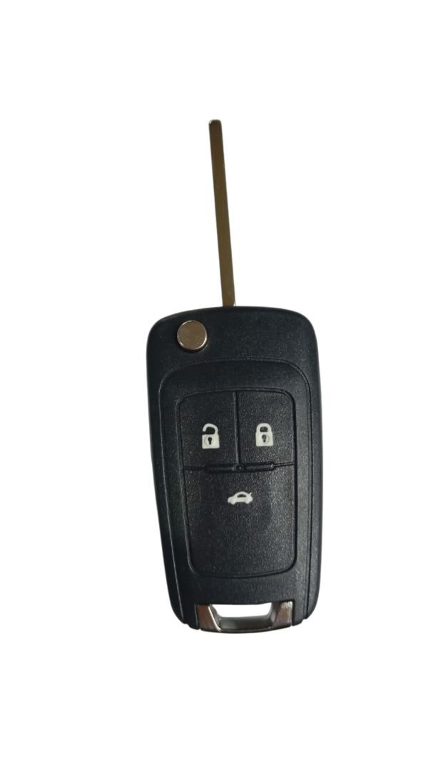Producto - CARCASA CHEVROLET CRUZE 3 BOTONES LLAVE EN BLANCO C/TORNILLO - C/LETRAS