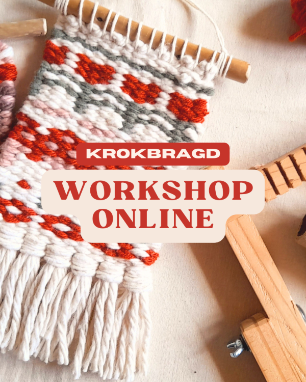 Producto - Workshop Online de Tapiz Krokbragd: Video + Guía PDF - Telar decorativo - 0