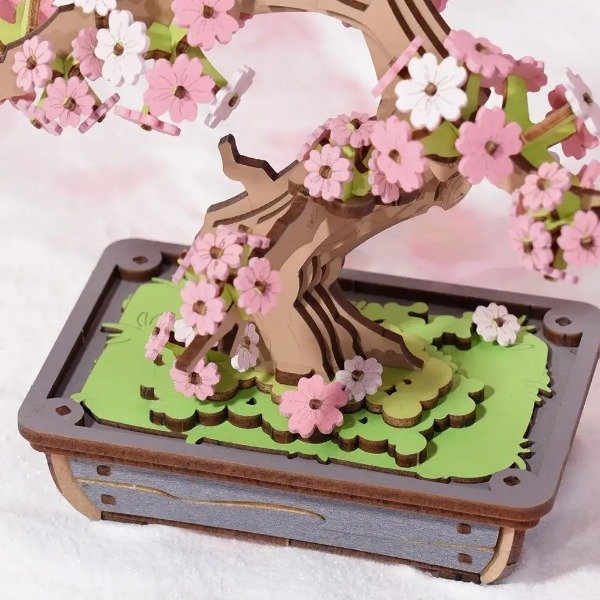 Producto - Robotime Rolife Bonsái Sakura (Sakura Bonsai) TG415 - 5