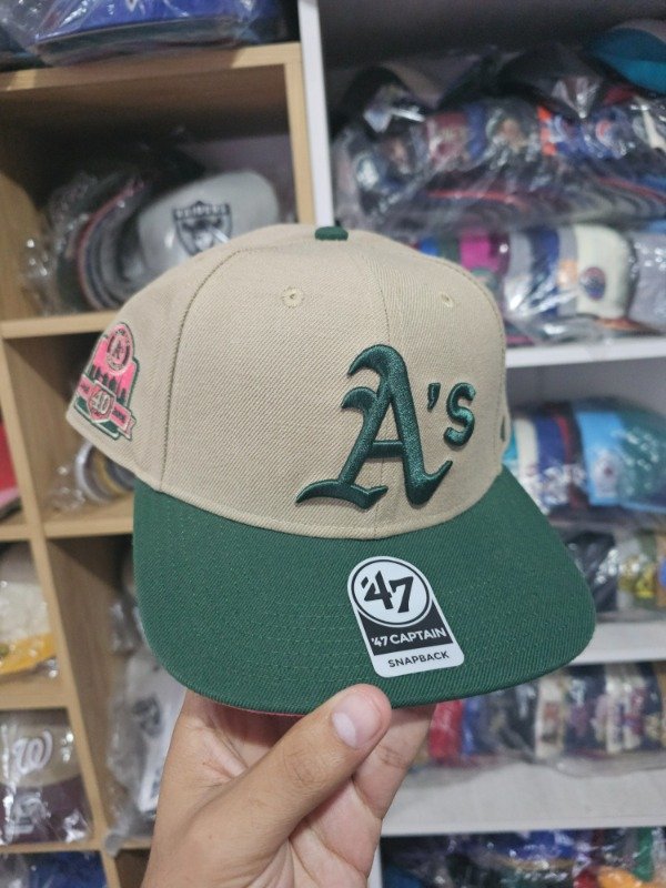 Oakland Athletics 40th Season MLB '47 Brand Captain Snapback