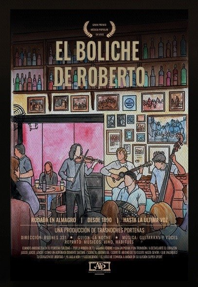 Producto - Cuadro Boliche de Roberto - Bares de Película
