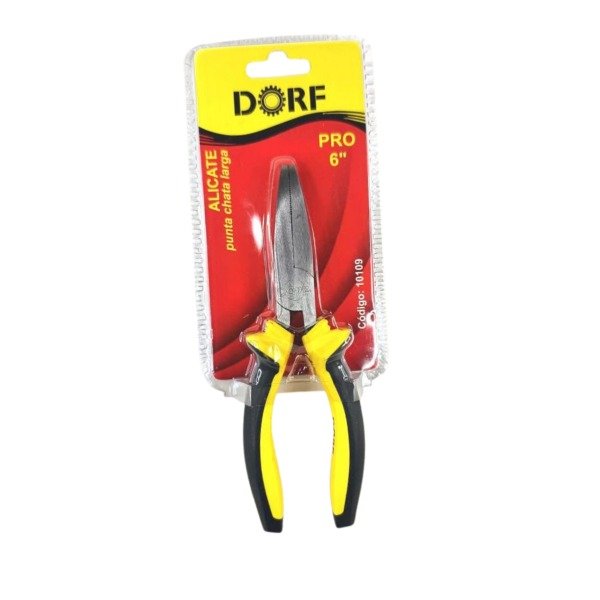 Producto - 10110    ALICATE PUNTA CHATA PROFESIONAL 8" DORF