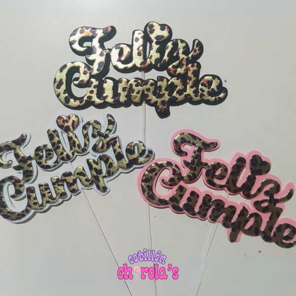 Producto - FELIZ CUMPLE ANIMALPRINT - UNIDAD