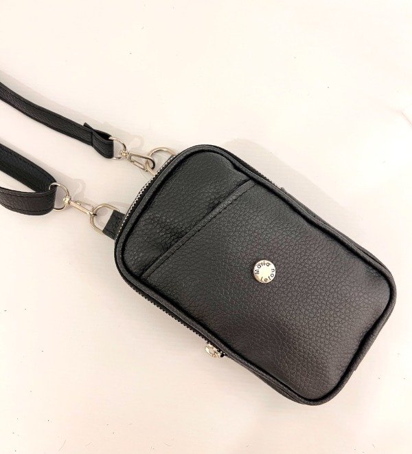 Producto - Portacelular Nadine negro liso