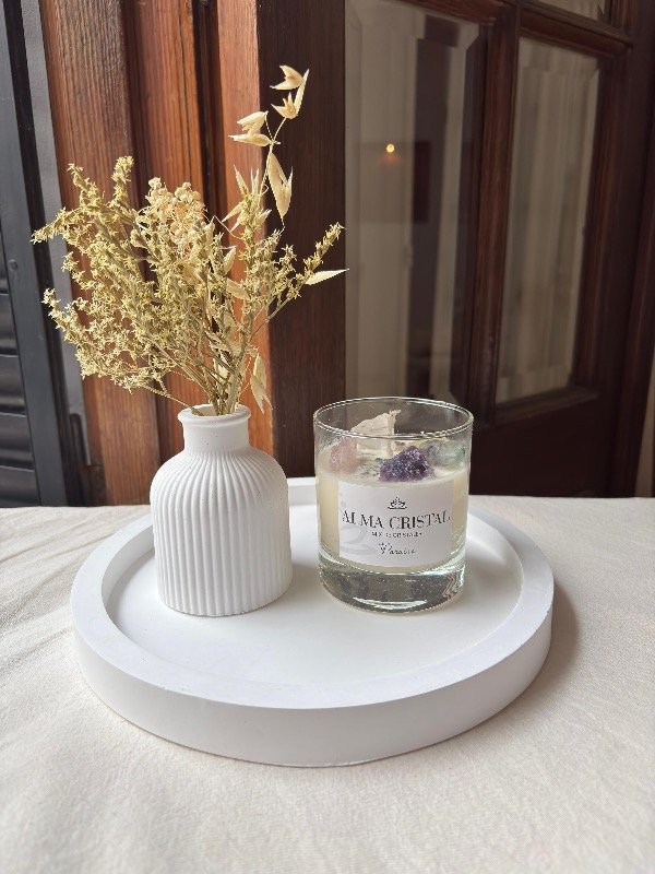 Producto - Bandeja de yeso redonda