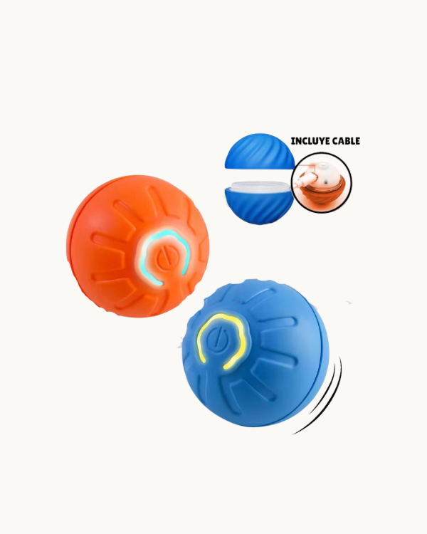 Producto - Pelota interactiva recargable perros S