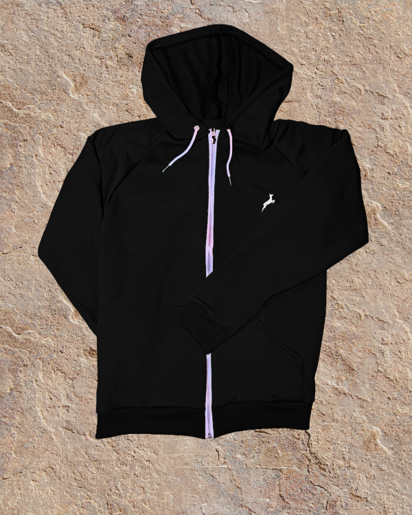 Producto - Campera Lisa Algodón Invierno - Negra
