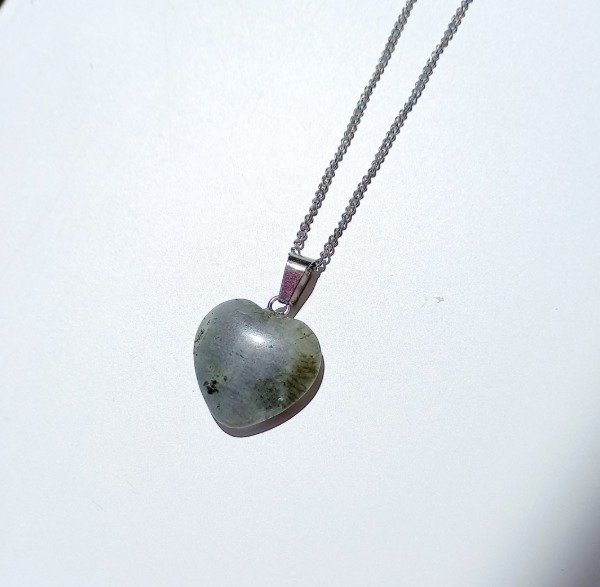 Producto - Collar Corazón Labradorita