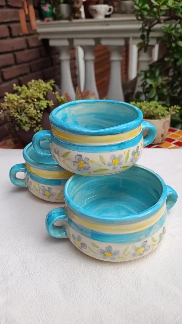 Producto - Bowl Flores Azules