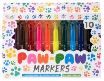 Producto - Marcadores KIRUKI Paw Paw x 10 Unidades - 0