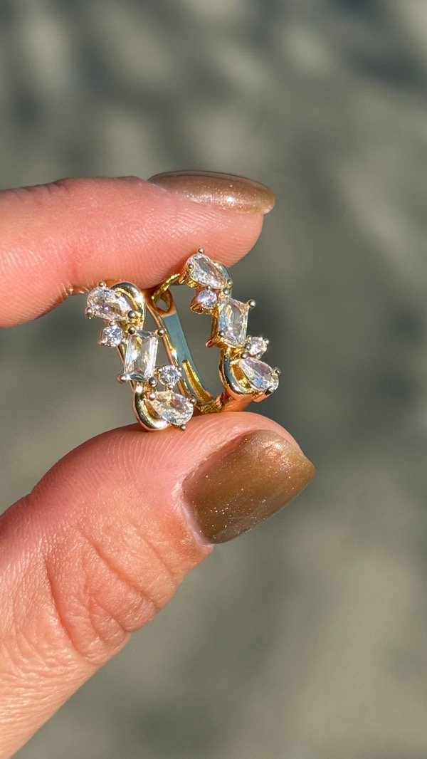 Producto - Aros Cubic Dorados