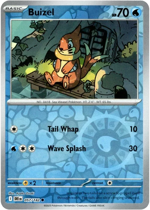 Producto - Buizel - 057/182 - Destined Rivals - Reverse Holo