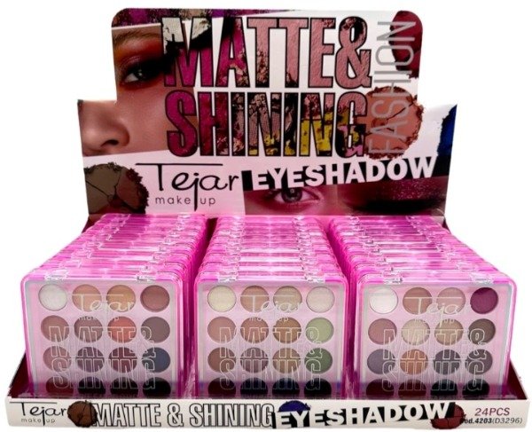 Producto - Sombra Matte Shining Tejar x 12 tonos LM