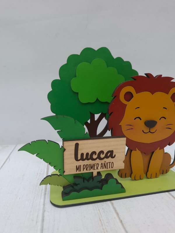 Producto - CENTROS DE MESA ANIMALES DE LA SELVA - 3