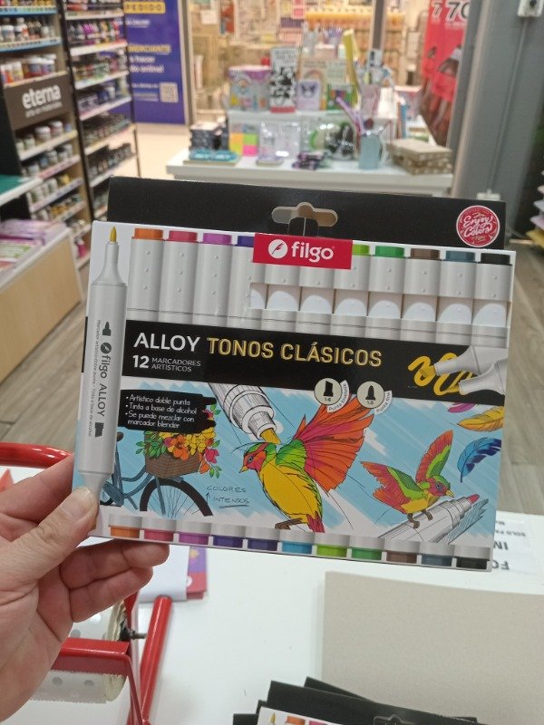 Producto - Marcadores filgo alloy tonos clasicos x 12 unidades