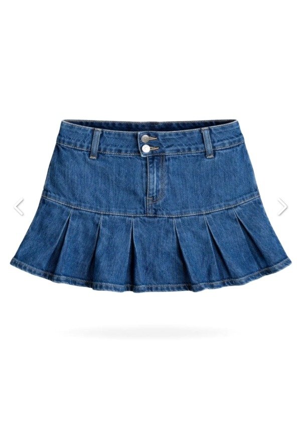 Producto - Short pollera tableada de jean