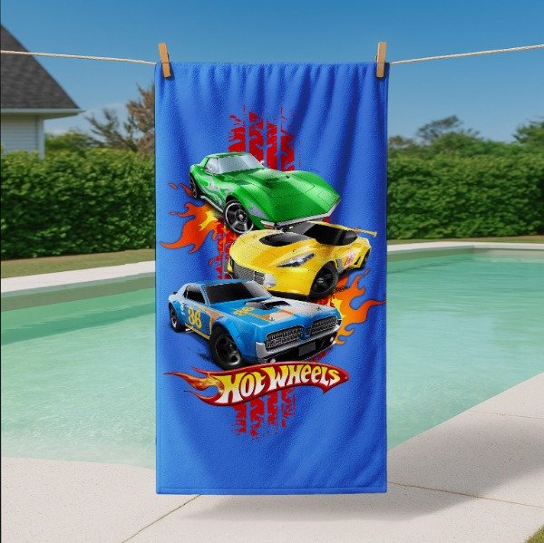 Producto - TOALLON HOTWHEELS AZUL
