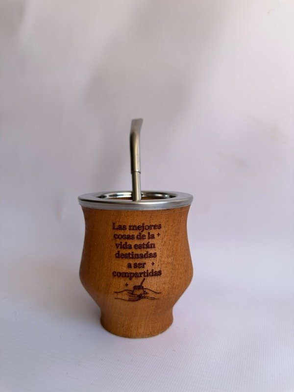 Producto - Mate camionero de algarrobo - Frase