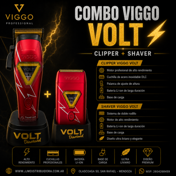 Producto - Clipper Volt + Shaver Daimond