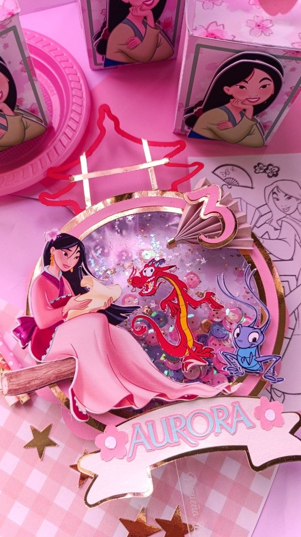 Producto - Cake toppers shaker Mulan