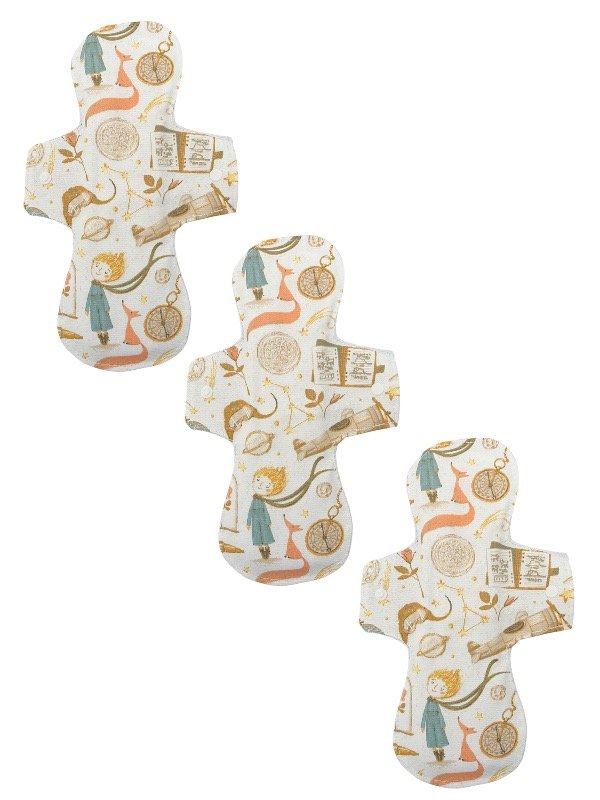 Producto - Pack de tres toallitas nocturnas - Principito