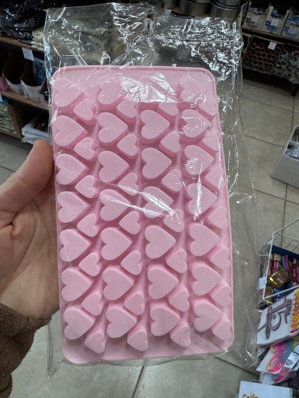 Producto - Molde de Silicona para Bombones Corazones mini x1