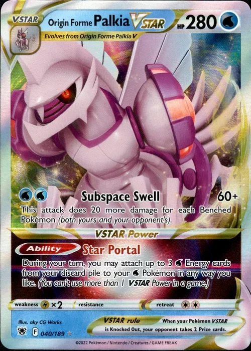 Producto - Origin Forme Palkia VSTAR - 040/189 - Astral Radiance - Holo
