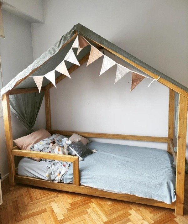 Producto - Cama casita frontal