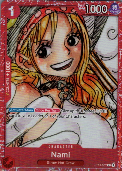 Producto - Nami [Red] ST01-007 One Piece Starter Deck 1: Straw Hat Crew